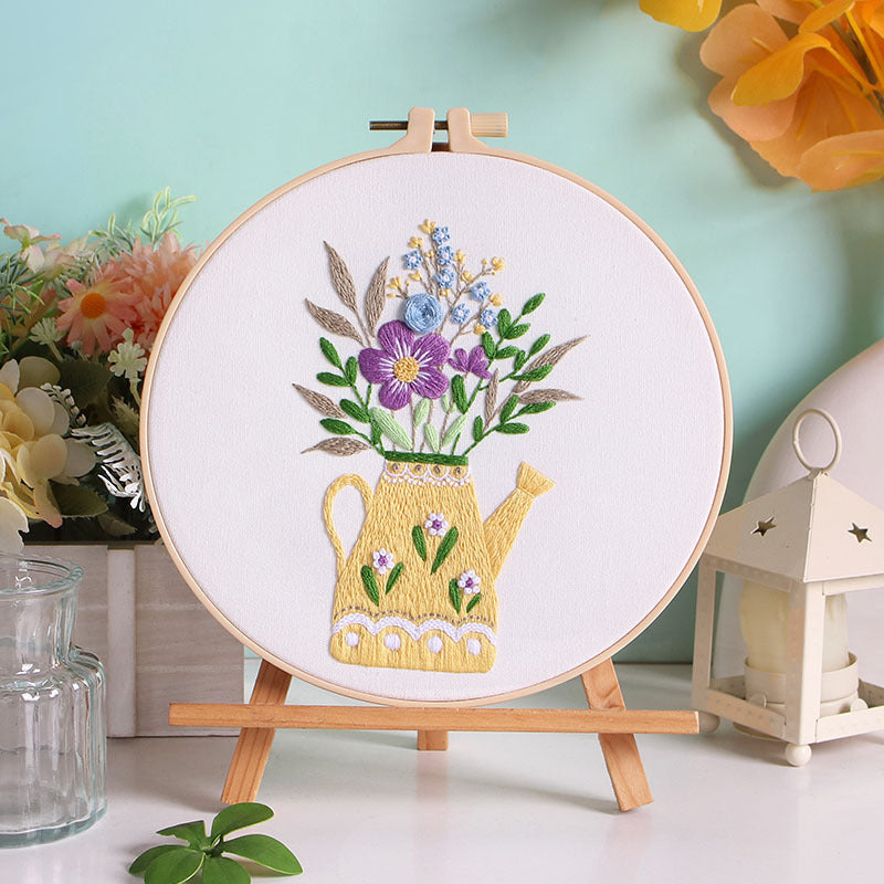 Blooming Vase  - Themed DIY Embroidery Kits