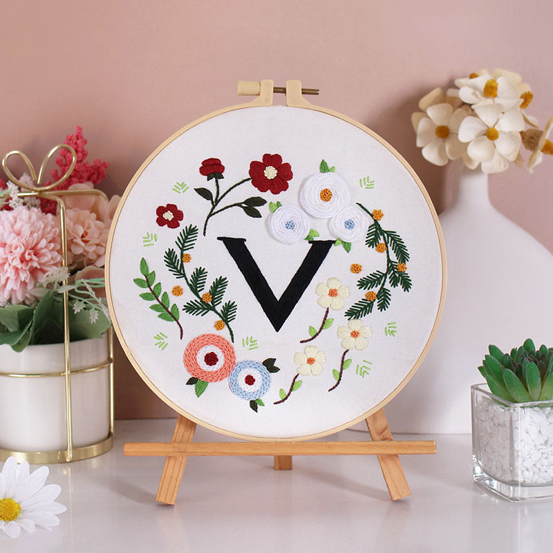 Love and home letters -Themed DIY Embroidery Kits
