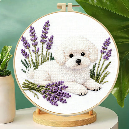 Sunset Paws Embroidery Kit