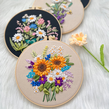 Spring Bouquet - Themed DIY Embroidery Kits