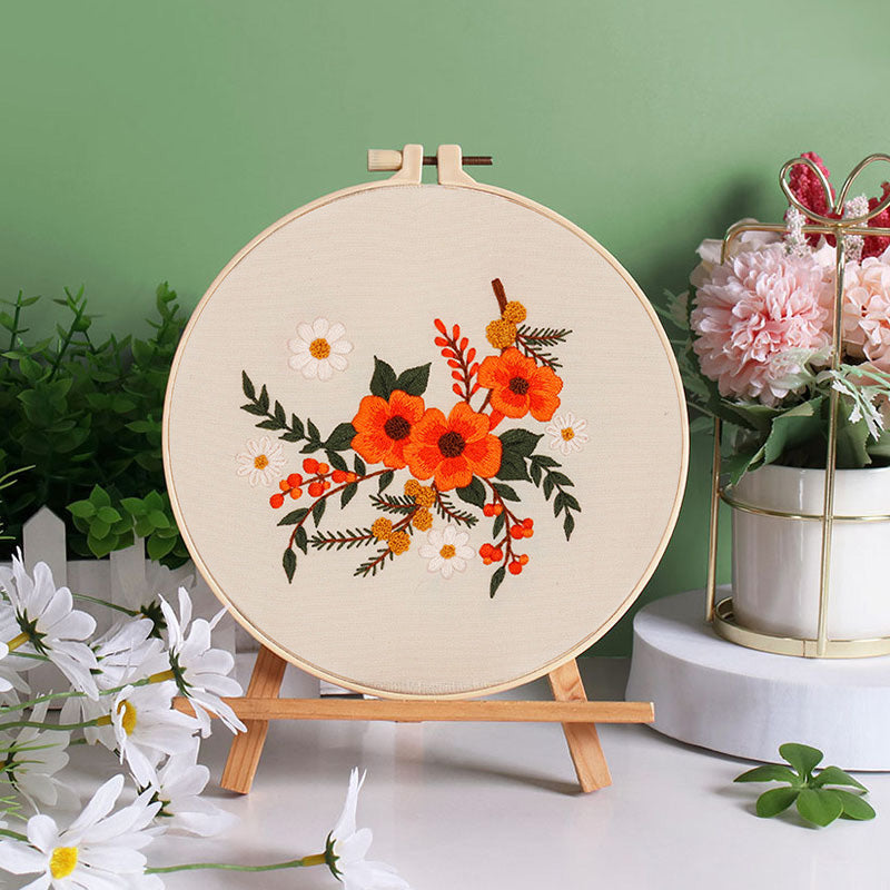Blooming Botanicals Embroidery Kit: A Tribute to Nature’s Grace