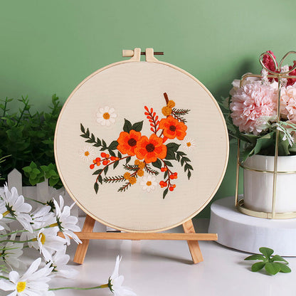 Blooming Botanicals Embroidery Kit: A Tribute to Nature’s Grace