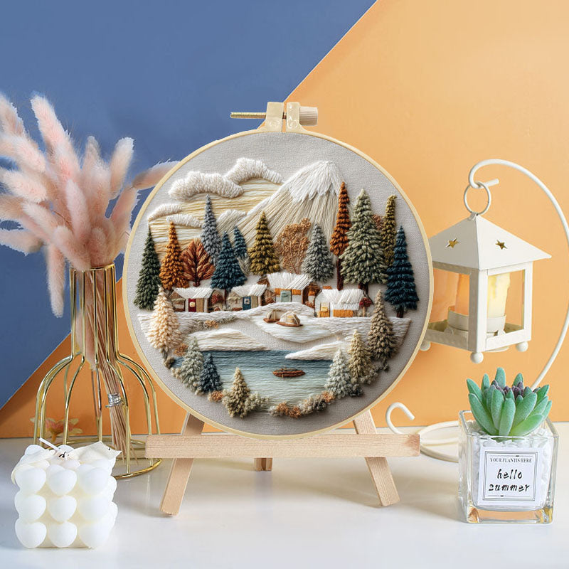 Coastal Scenery Embroidery Kit