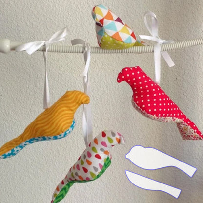Fabric Bird template-With Instructions