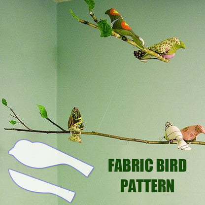 Fabric Bird template-With Instructions