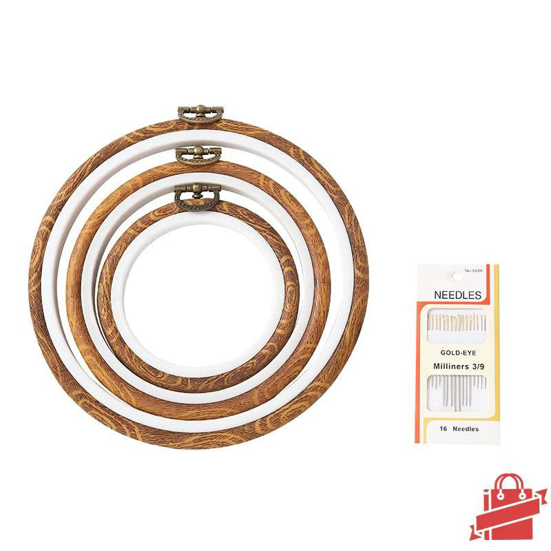 Faux Wood Embroidery Hoop Sets: Perfect for Your Crafting Needs!