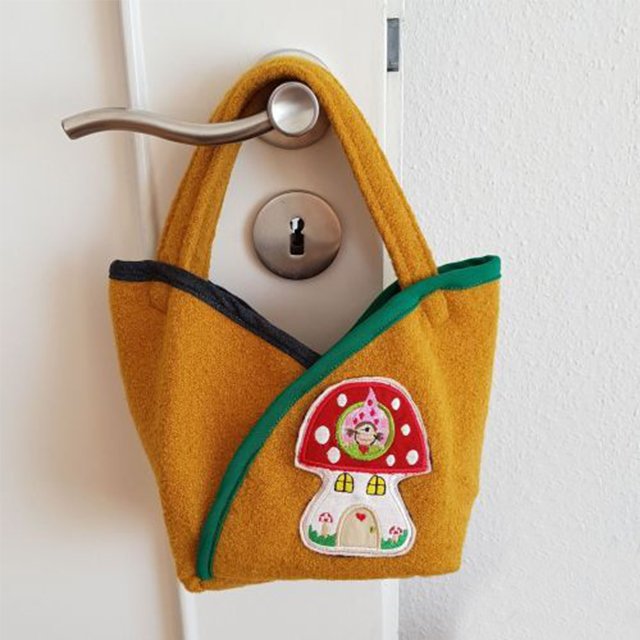 Cute Basket bag Pattern Template —With  Tutorial