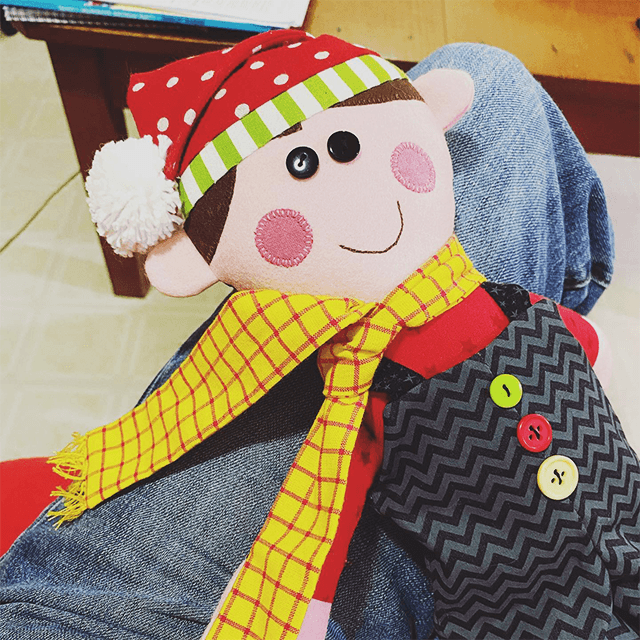 Kristy The Elf Toy Sewing Templates - With Instructions