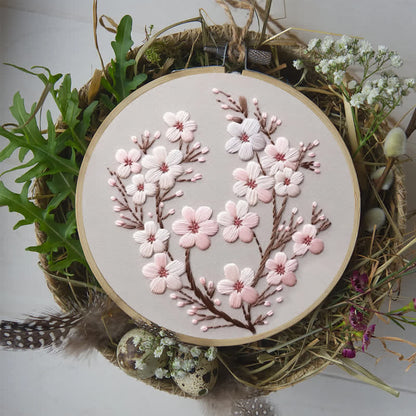Rubbyoo Embroidery Kit - Cherry Blossom
