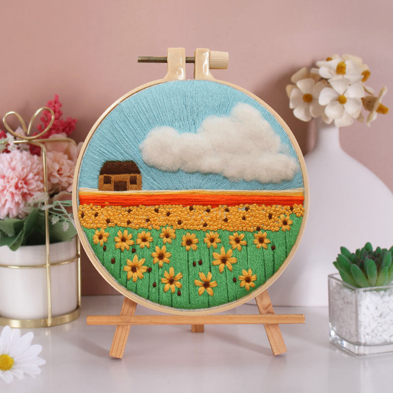 Scenic Landscape Embroidery Kit Embroidery Kit