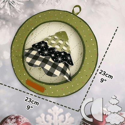 3D Christmas Tree Wall Hanging Decor Sewing Template Ruler - With Manual