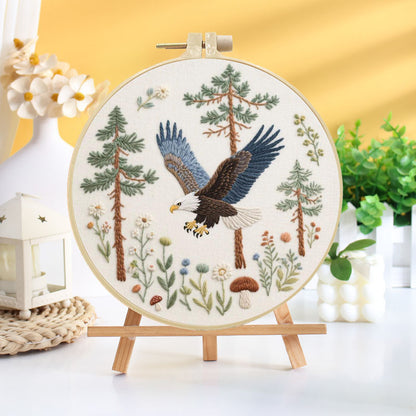 Eagle And Wilderness Embroidery Kit