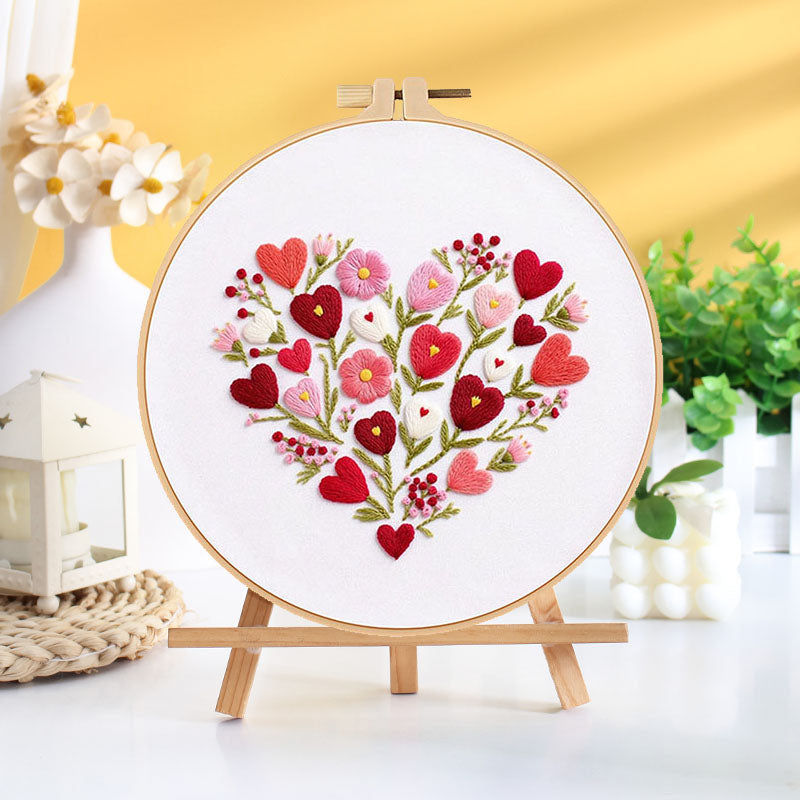 Heart And Bloom - Themed DIY Embroidery Kits