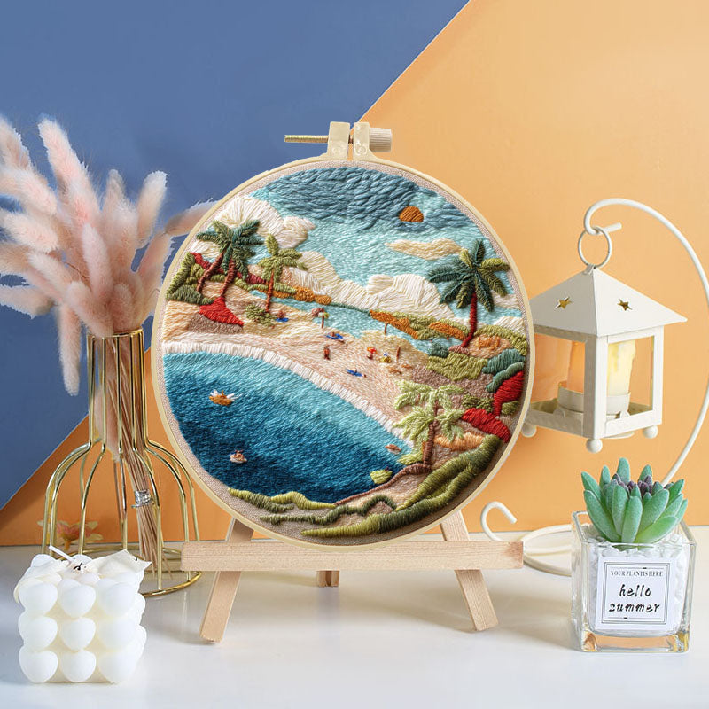 Coastal Scenery Embroidery Kit