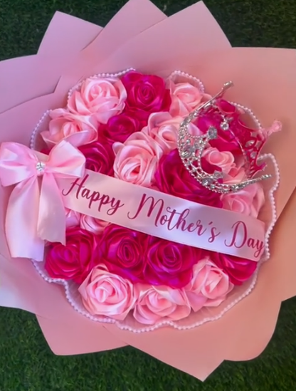 Eternal Roses - HandMade From Satin Ribbon(Never Wither)