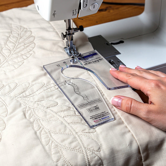 Feather Quilting Tool | Quilting Template | Rulerwork Quilting