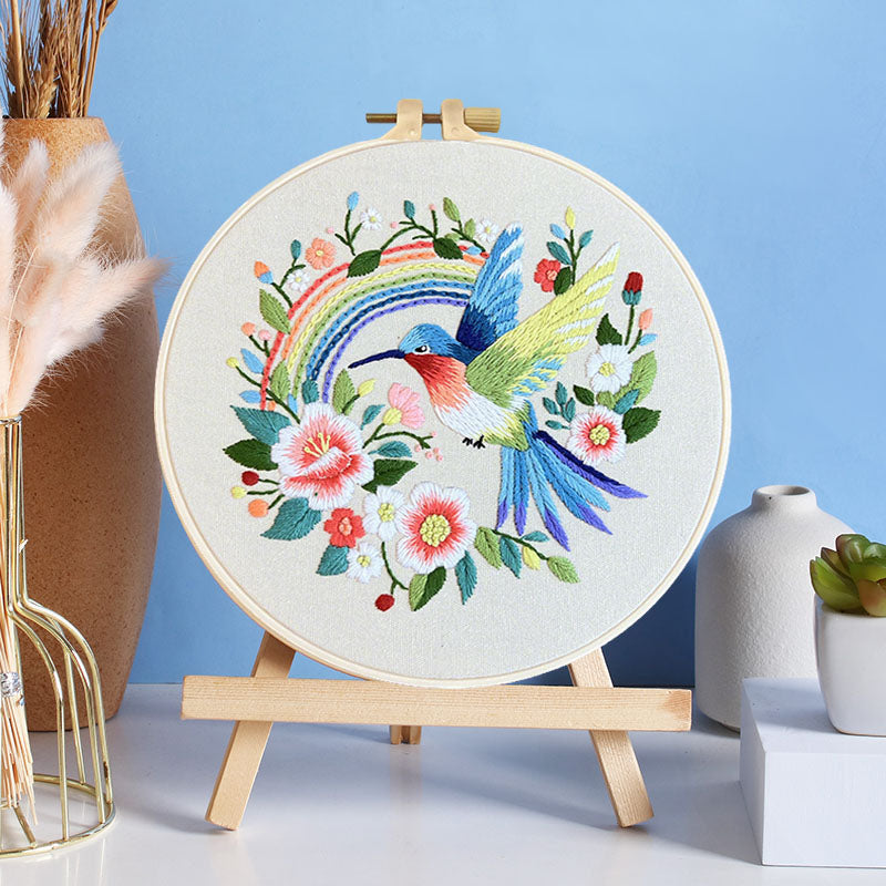 Whimsical Feathered Friends Embroidery Kit
