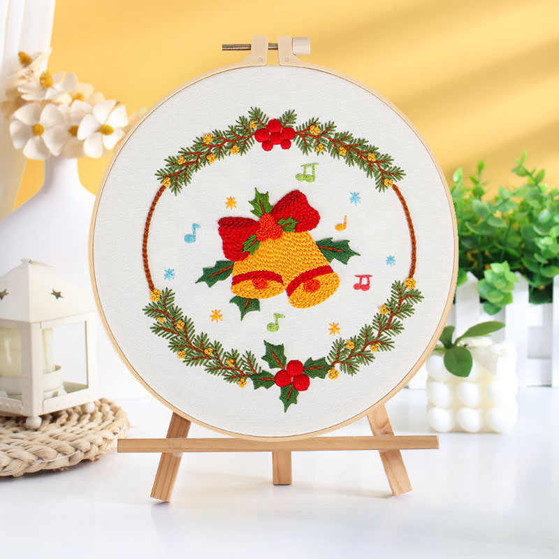 Festive Christmas  - Themed DIY Embroidery Kits