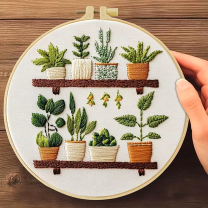 Stick And Stitch Water-Soluble Bee Embroidery Fabric: Shelf Garden