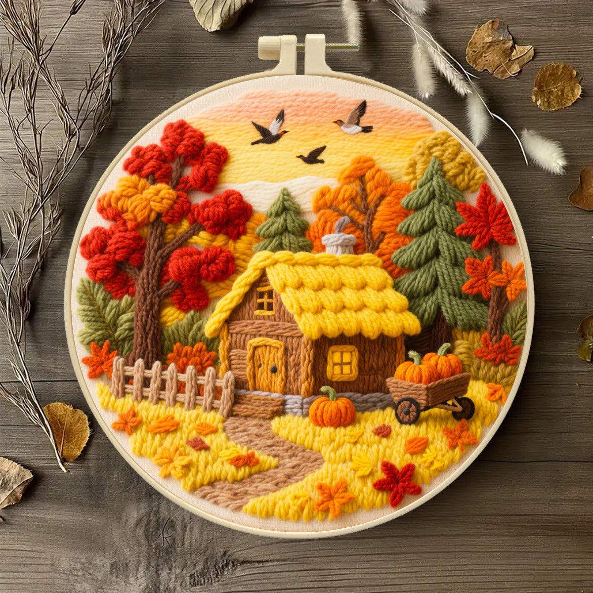 Autumn Forest Embroidery Kit
