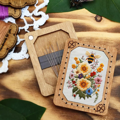 Rubbyoo Embroidery Kit-  Bee And Flowers