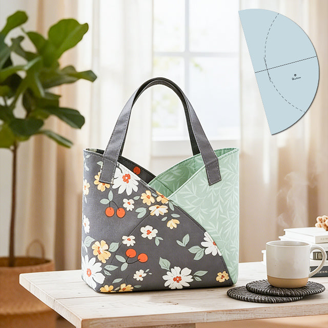 Quick & Easy Fabric Tote Bag Sewing Template – With Instructions