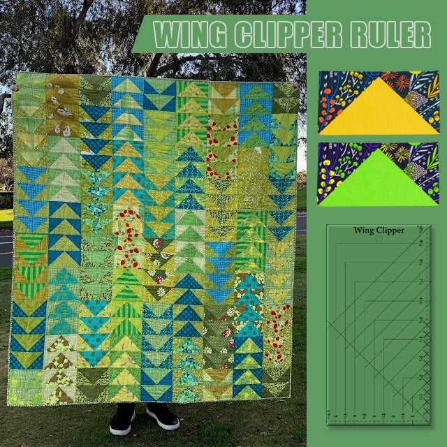 Wing Clipper Ruler for Making Perfect Flying Geese