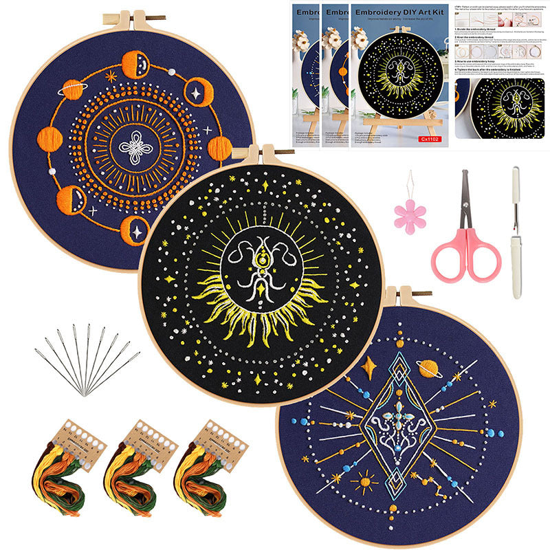 Starry Realm - Themed DIY Embroidery Kits