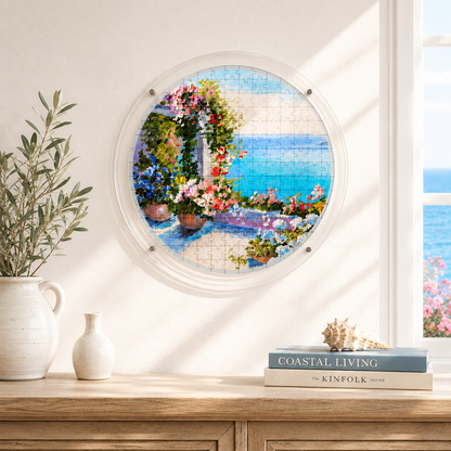 Hangable Acrylic Puzzle | Mediterranean Balcony