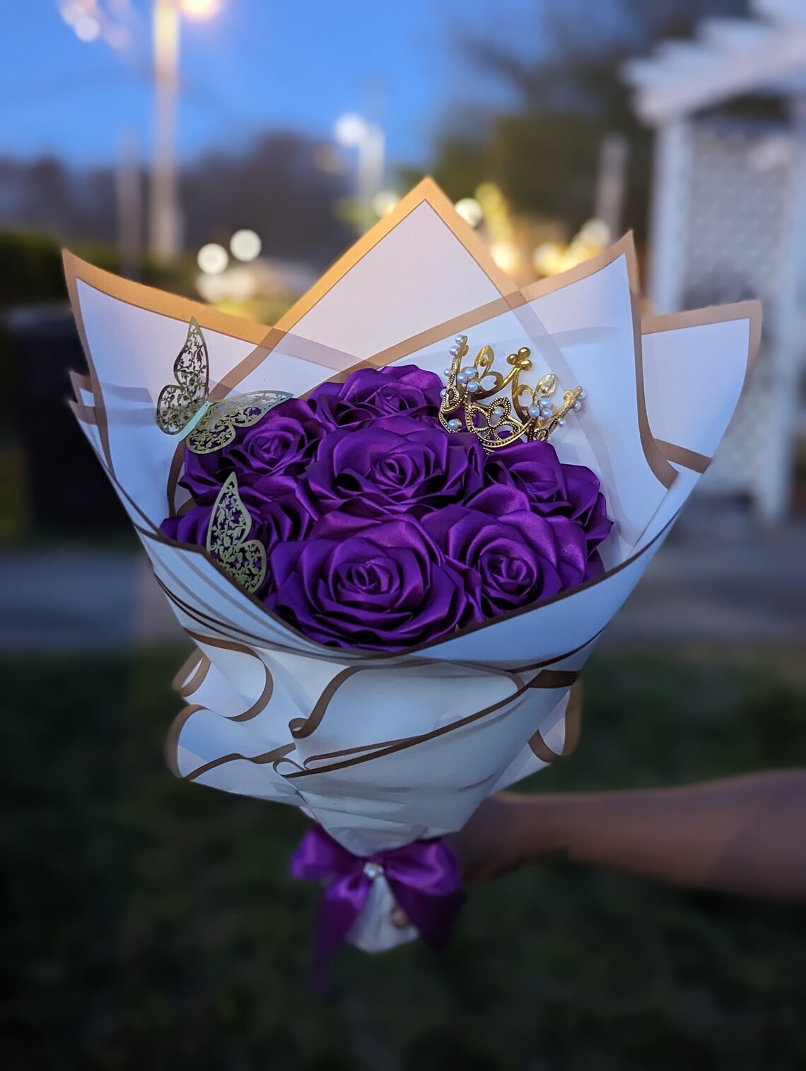 Eternal Roses - HandMade From Satin Ribbon(Never Wither)