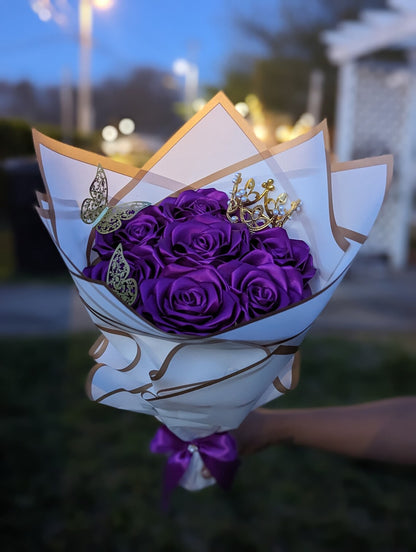 Eternal Roses - HandMade From Satin Ribbon(Never Wither)