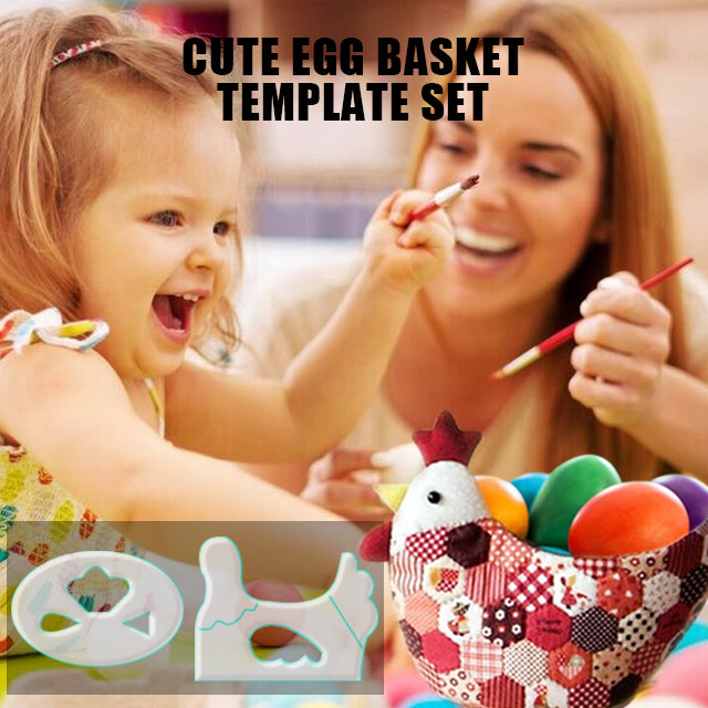 Cute Egg Basket Template Set- With Instructions