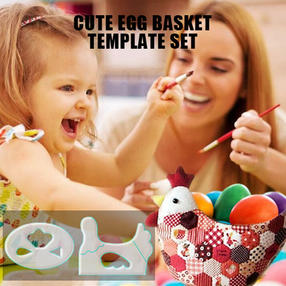 Cute Egg Basket Template Set- With Instructions