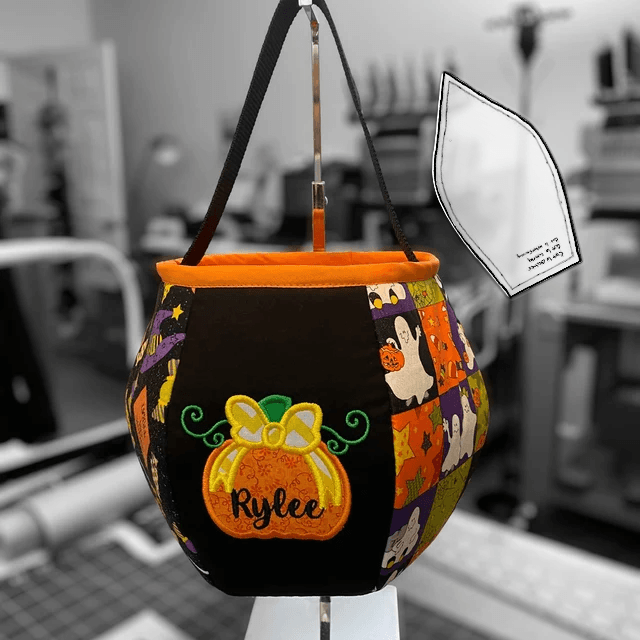 Halloween Trick or Treat Basket Template Set - With Instructions