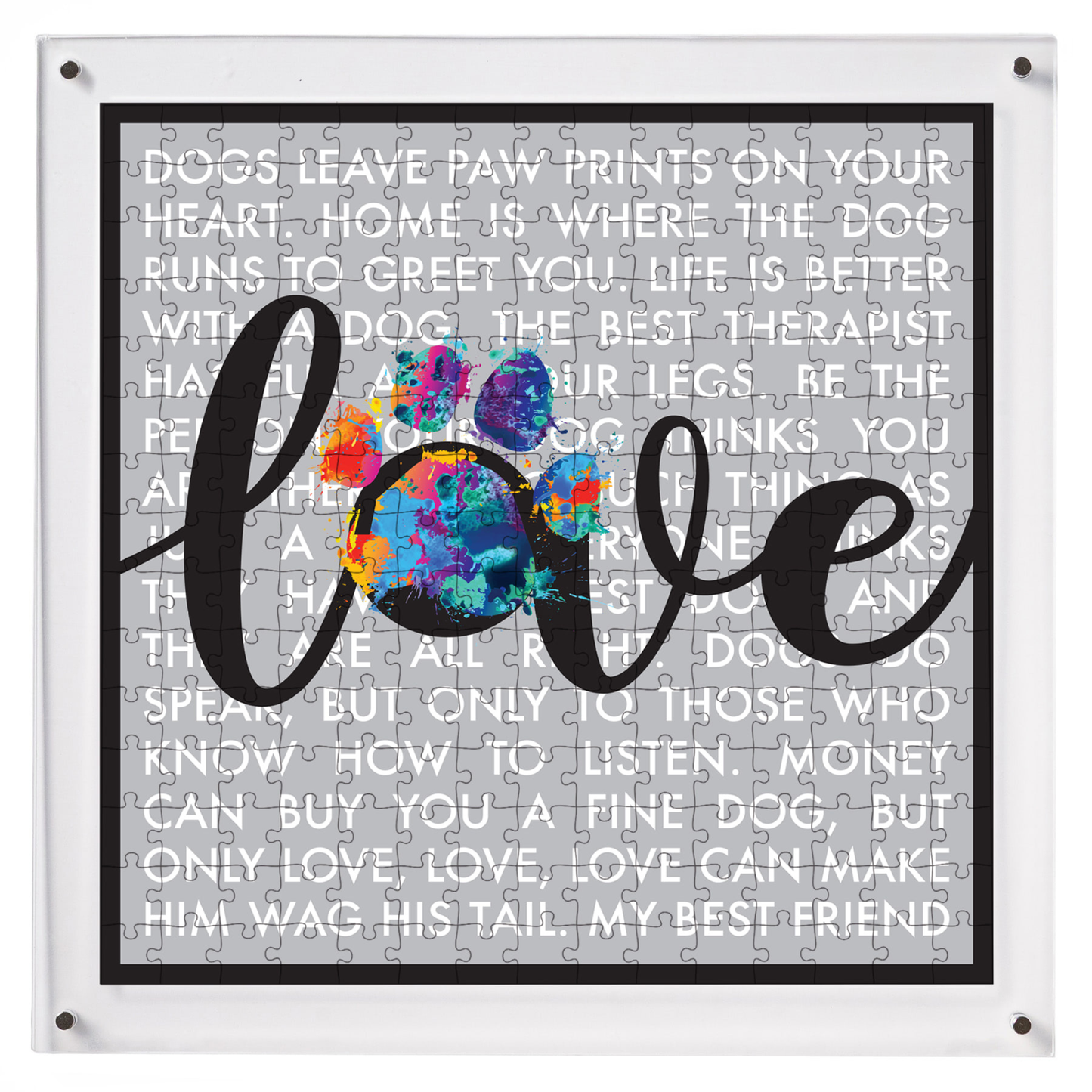 Hangable Acrylic Puzzle | Paw & Love