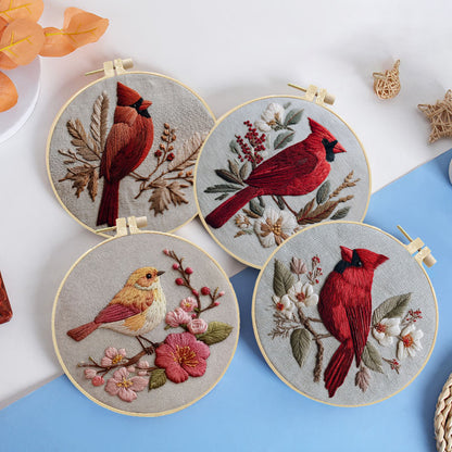 Vibrant Aviary Embroidery Kit