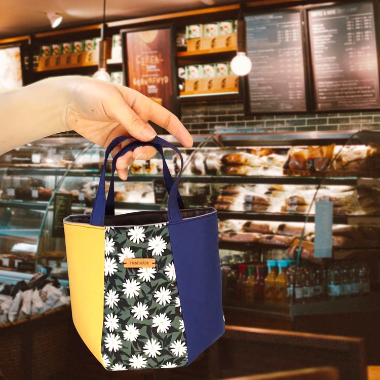 Hexagon-shaped Tote Bag Cutting Ruler (With Instructions)