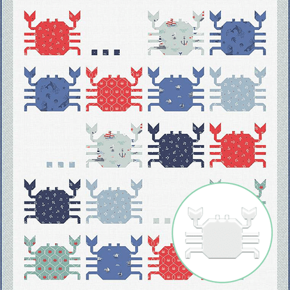 Feeling Crabby Quilt Patterns Ruler - With Instructions
