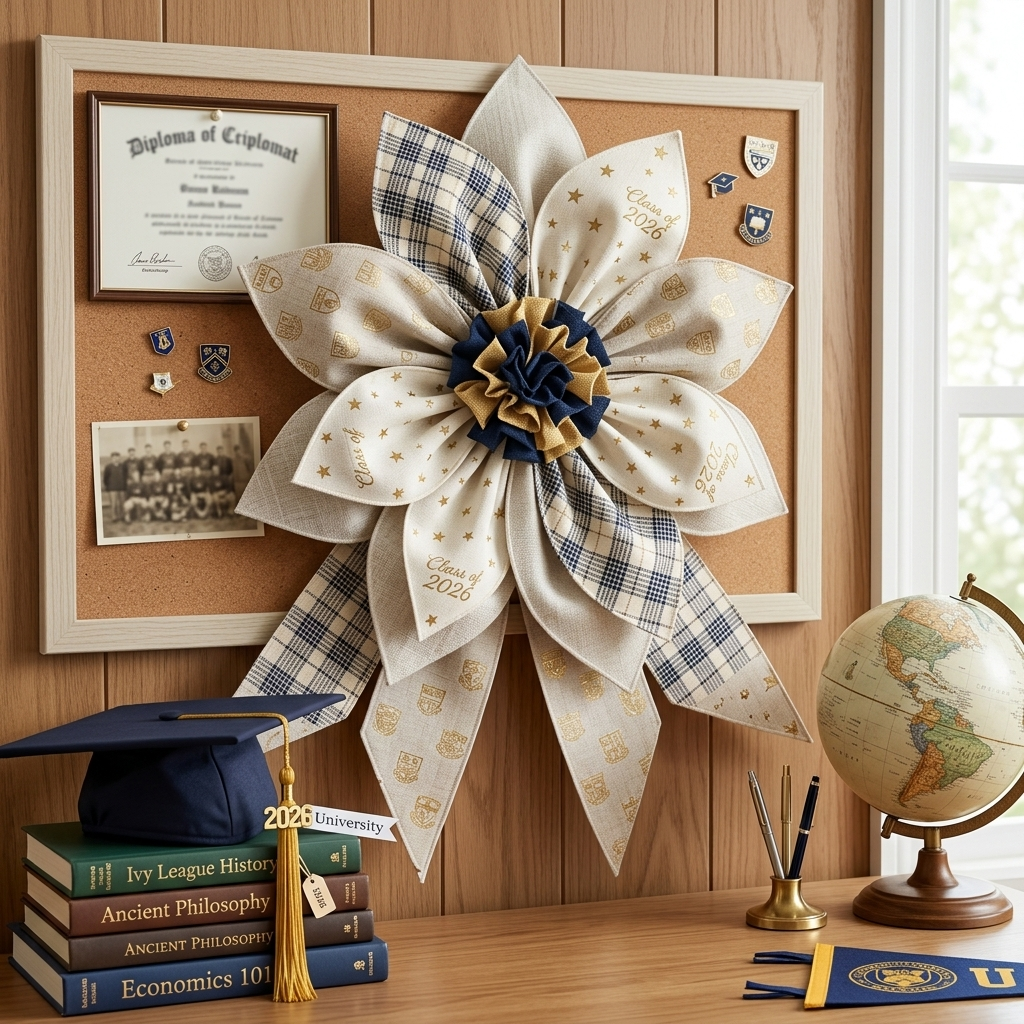 《The Heritage Bloom》Custom Wreath & Bow Sewing Template Set - With Instructions