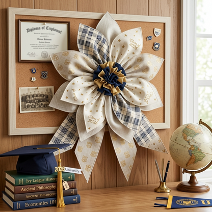 《The Heritage Bloom》Custom Wreath & Bow Sewing Template Set - With Instructions