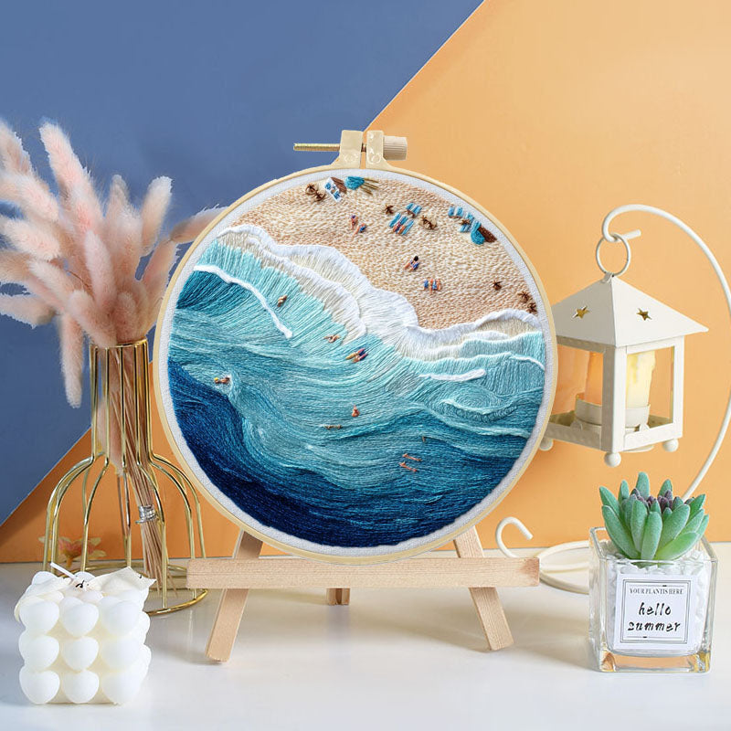 Coastal Scenery Embroidery Kit