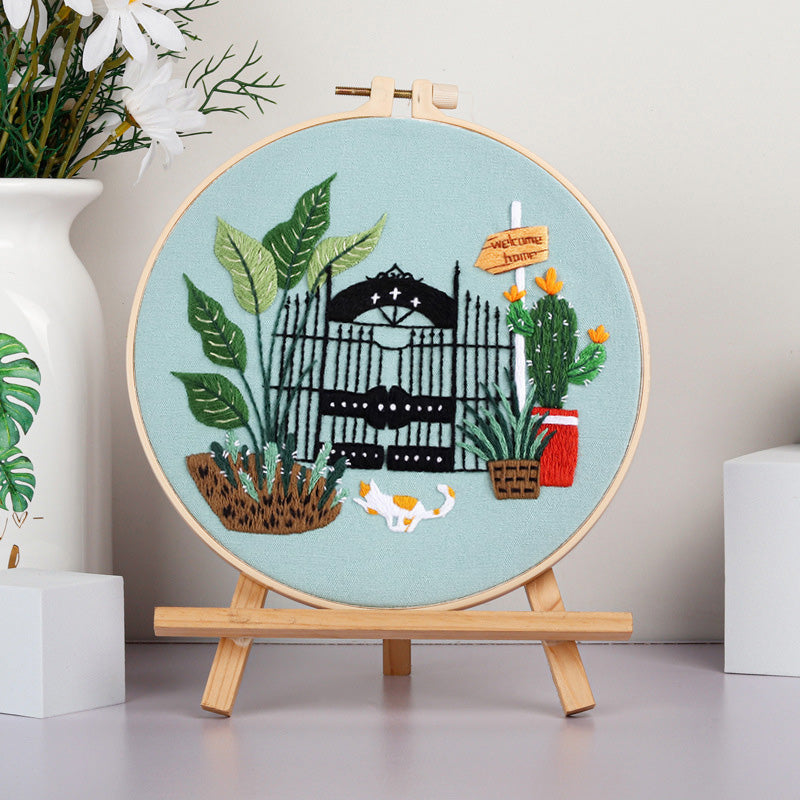 Courtyard Dreams Embroidery Kit Series