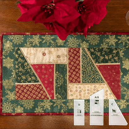 Magic Stained Glass Placemats - Scrap Crazy Templates - With Instructions