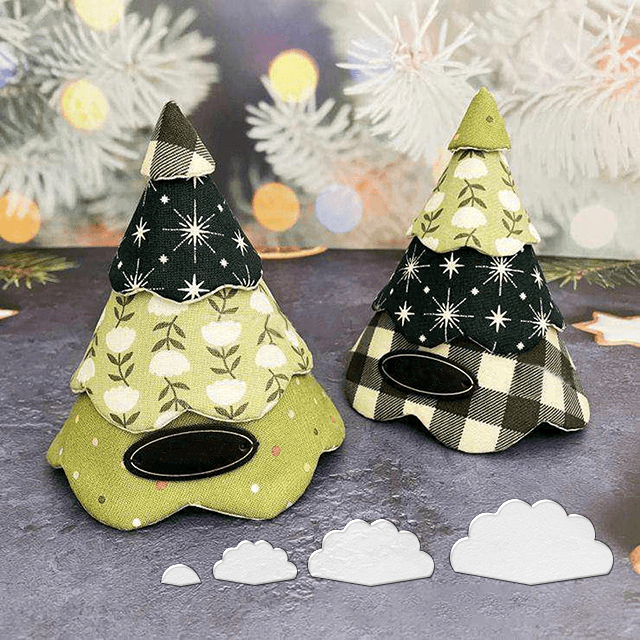 Tabletop Christmas Tree Sewing Template Ruler Set-With Instructions