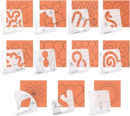 🥰 2025 Hot Sale Free-Motion Garment Ruler Set (11 PCS)+ Foot attachment