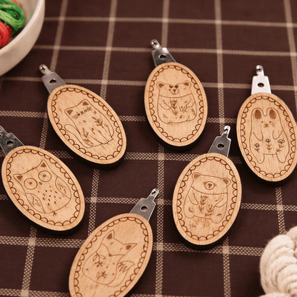 Embroidery Needle Threader - Wooden Sewing Tool | Adorable Embroidery Accessory