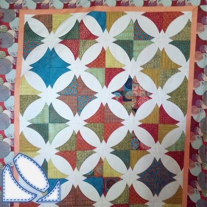 Victor's Bouquet Quilt Template Set- With Instructions