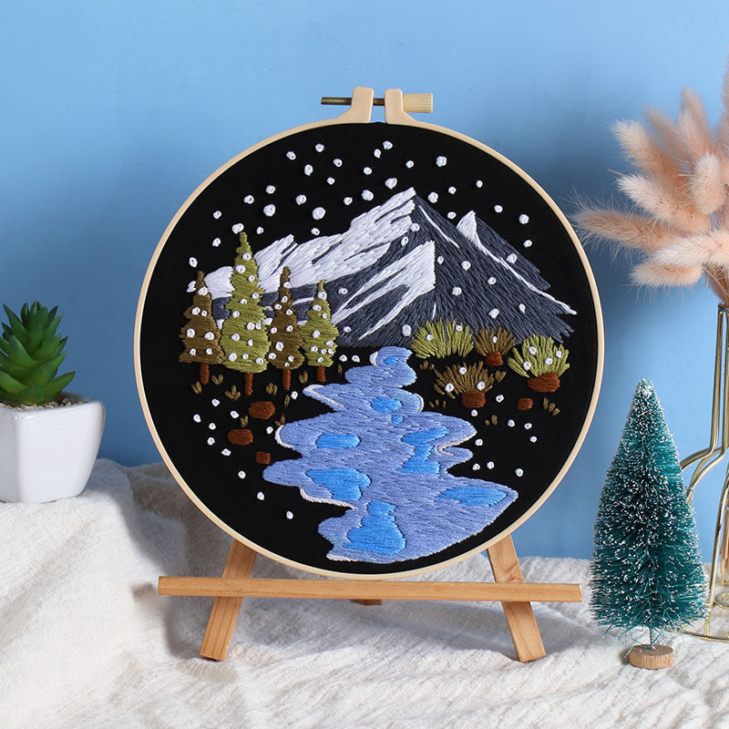 Winter Night - Themed DIY Embroidery Kits