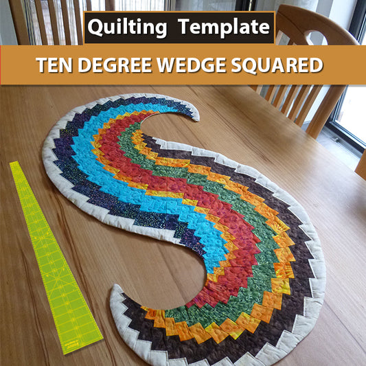 Spicy Spiral Table Runner Quilting Template Ruler