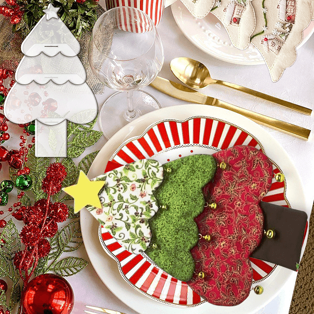 【Christmas Special】Hadmade Christmas Tree Ornaments Template (5PCS) - With Instructions